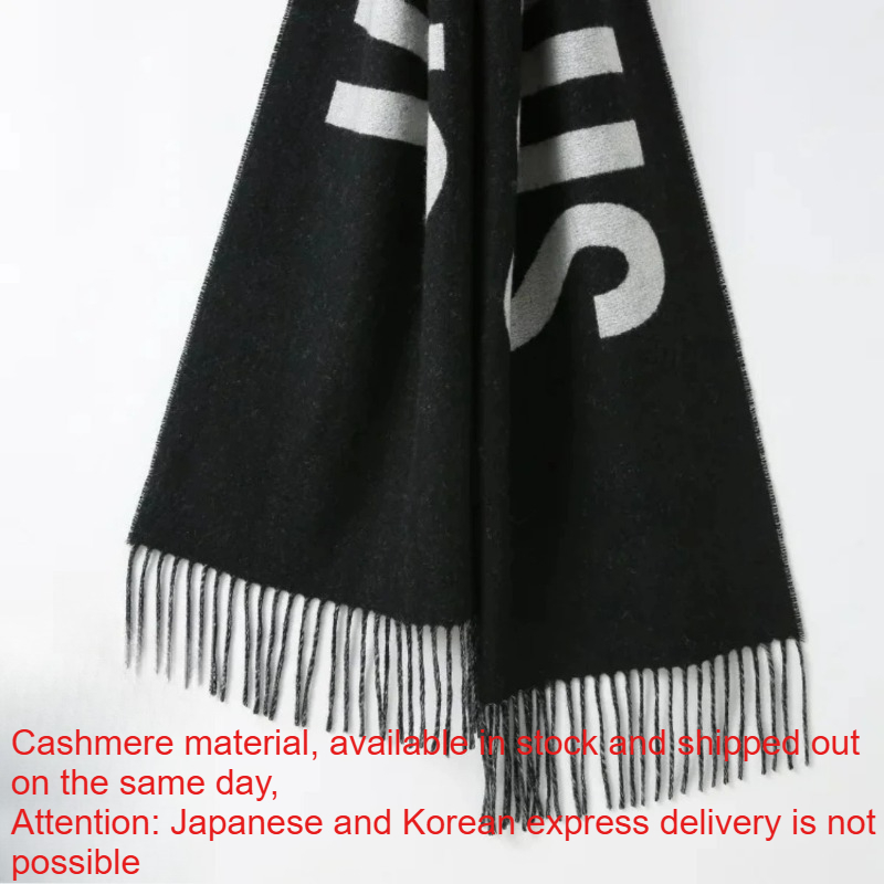 Monogrammed Handkerchief - 100% Wool Scarf for Women Luxury