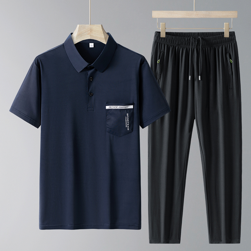 Men's Polo T-Shirt and Pant Su - Mens Formal ulasan dan harga