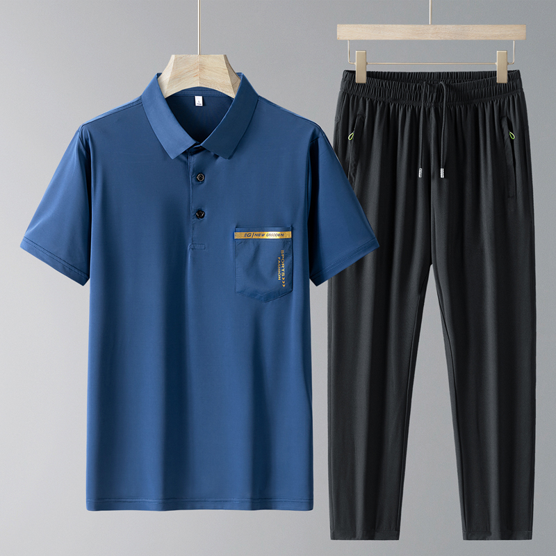 Men's Polo T-Shirt and Pant Su - Mens Formal ulasan dan harga