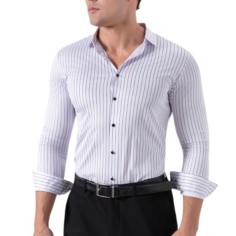 Retro Striped Wrinkle Free Str - Mens Formal ulasan dan harga