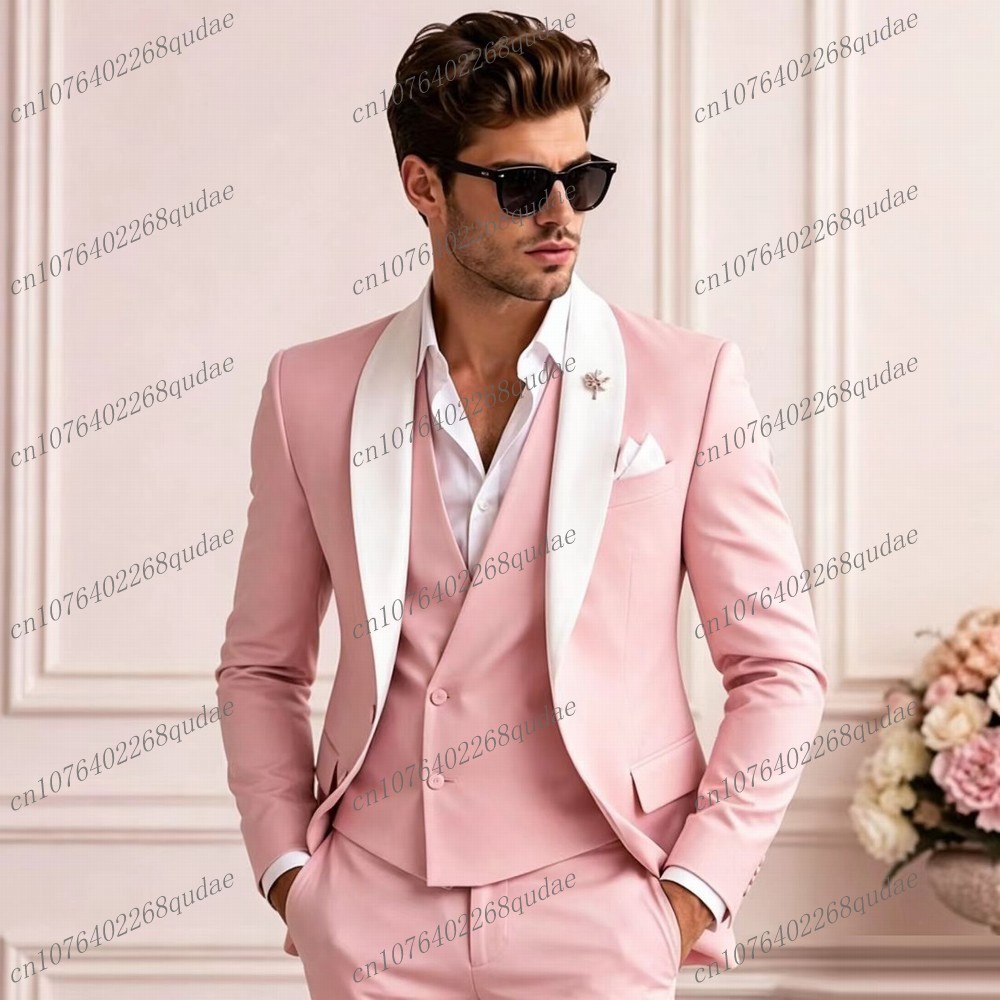 White Collar Pink Formal Men S - Mens Formal ulasan dan harga