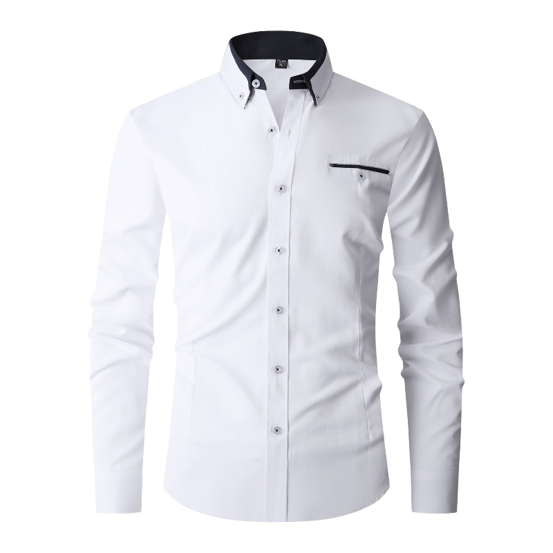 Men Formal Shirt Long Sleeve O - Mens Formal ulasan dan harga