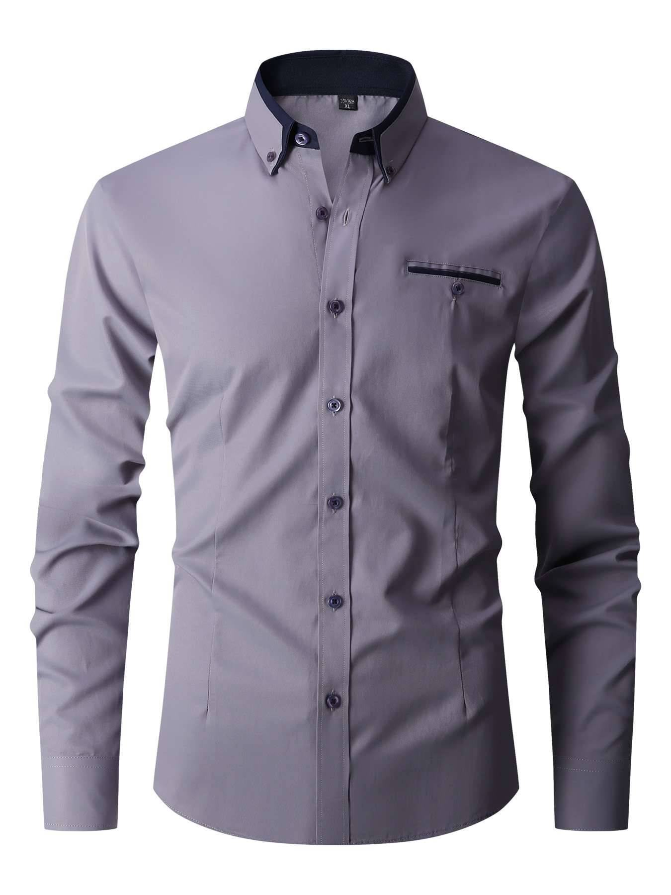 Men Formal Shirt Long Sleeve O - Mens Formal ulasan dan harga