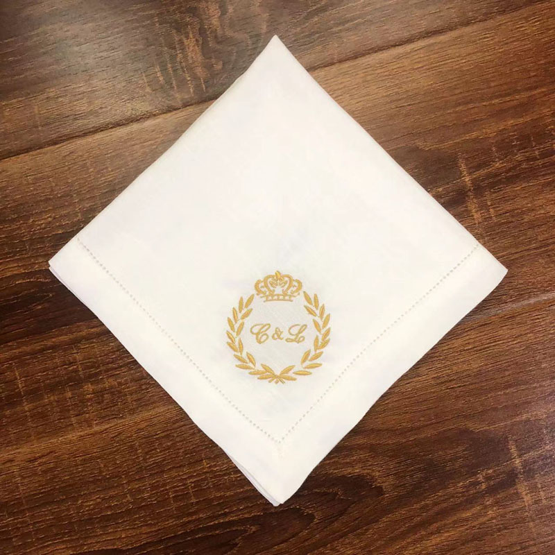 1Piece Personalized Monogram a - Monogrammed Handkerchief ulasan dan harga