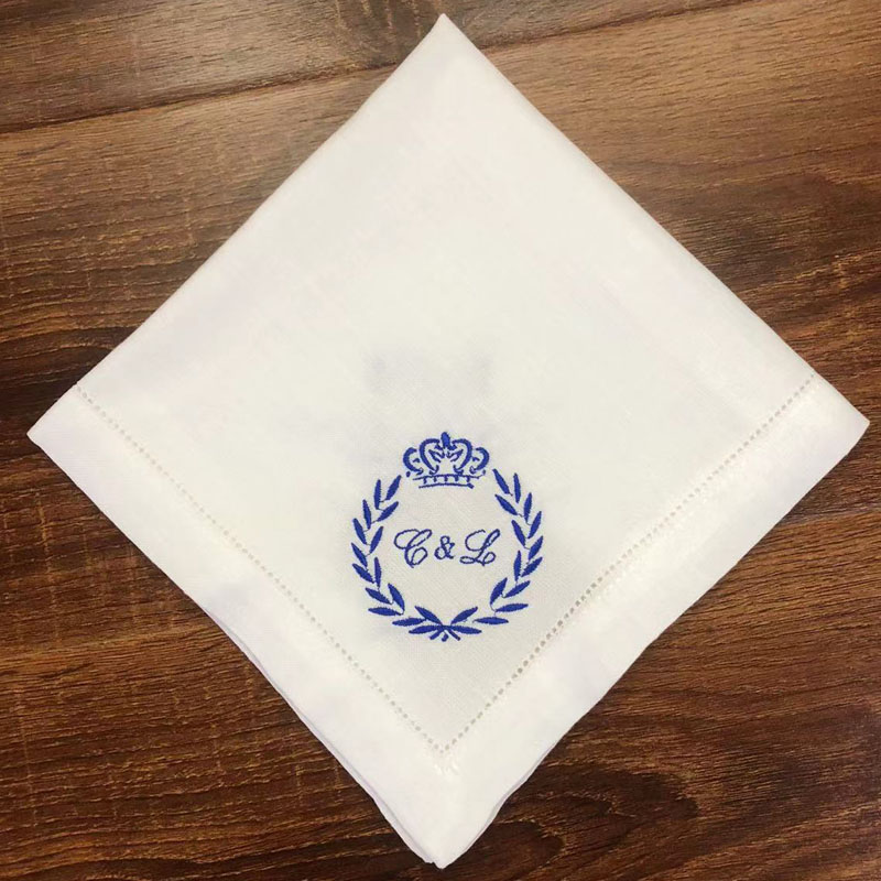 1Piece Personalized Monogram a - Monogrammed Handkerchief ulasan dan harga