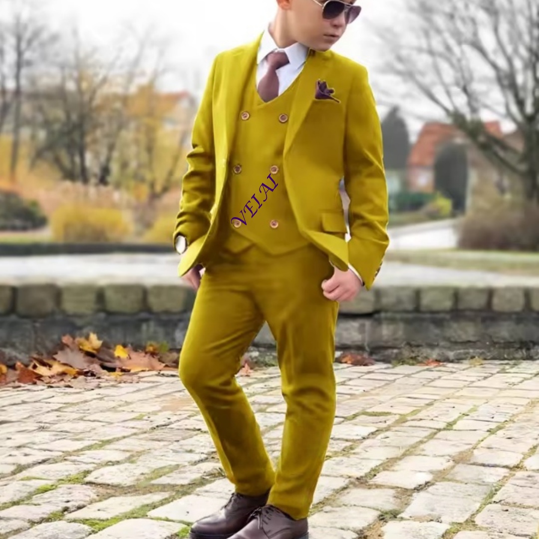 Boys 3 Piece Formal Suit Set C - Mens Formal ulasan dan harga