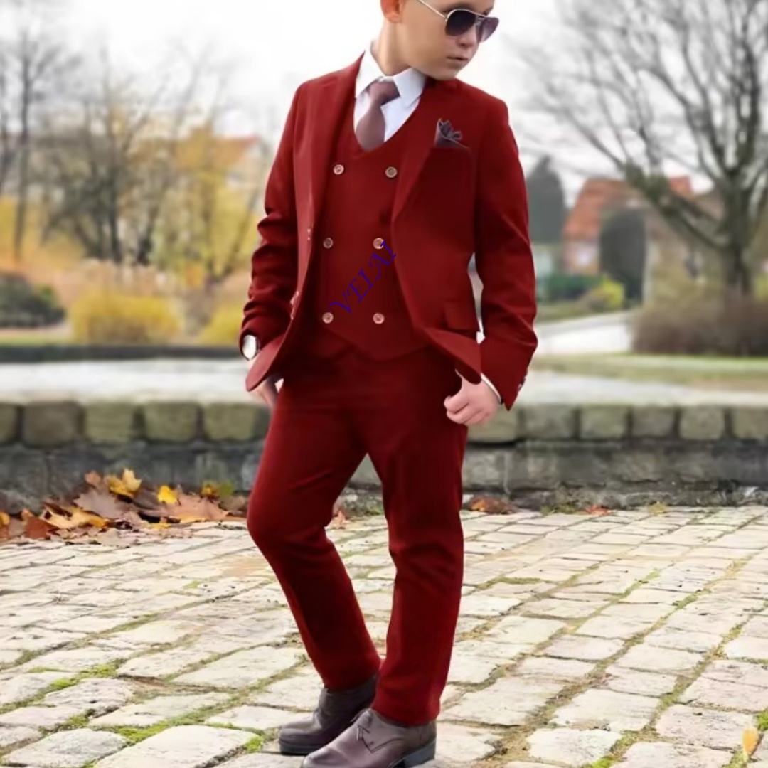 Boys 3 Piece Formal Suit Set C - Mens Formal ulasan dan harga