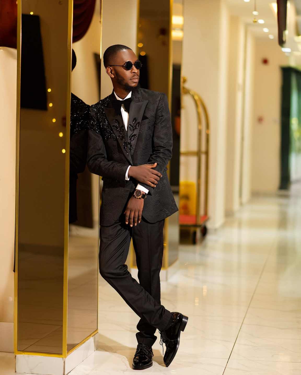 Fashion Men Suits Applique 2-p - Men Formal Wear Design ulasan dan harga