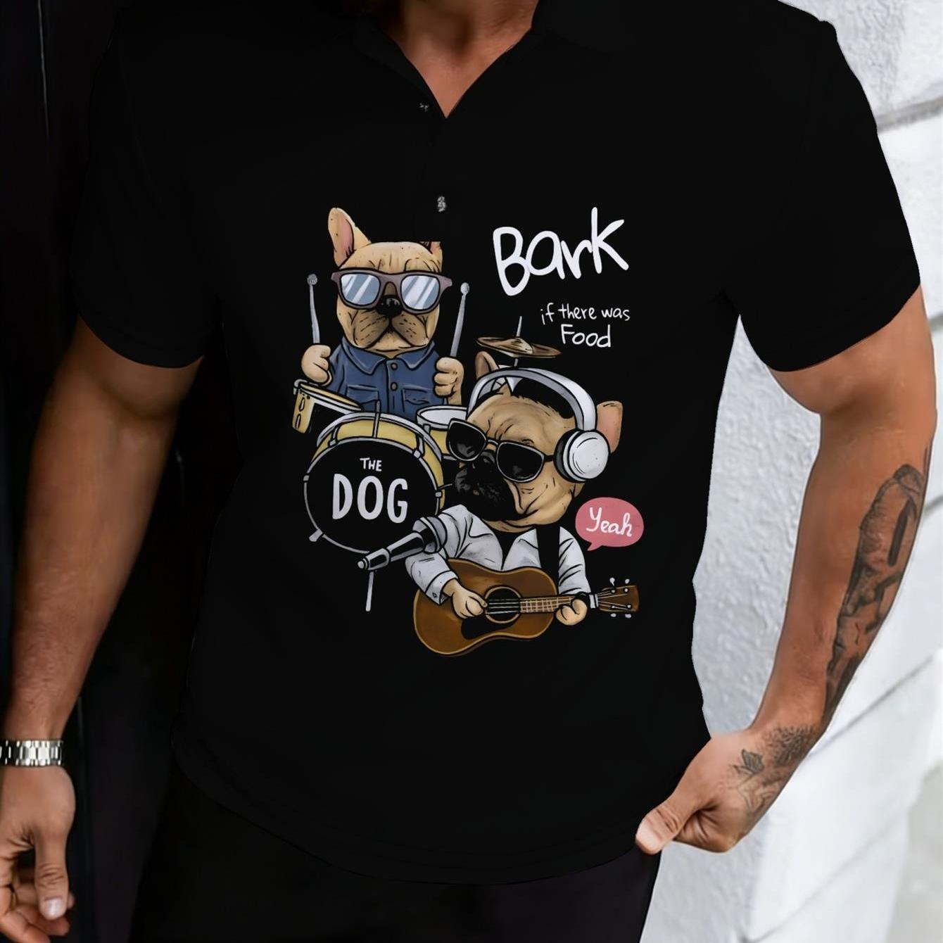 Men's Casual Polo Shirt Black  - Men Formal Wear Design ulasan dan harga