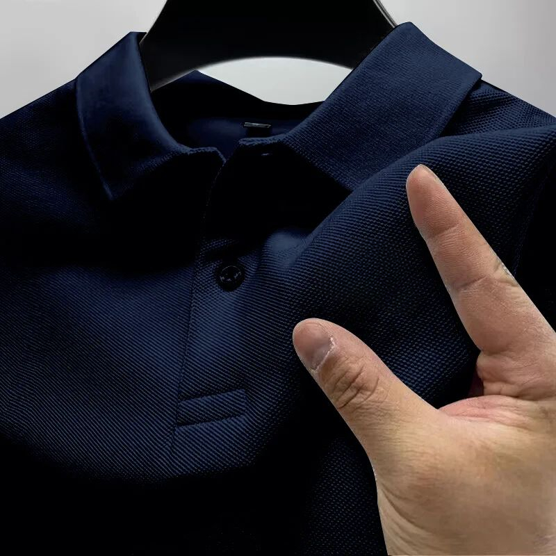 Men's Casual Polo Shirt Black  - Men Formal Wear Design ulasan dan harga