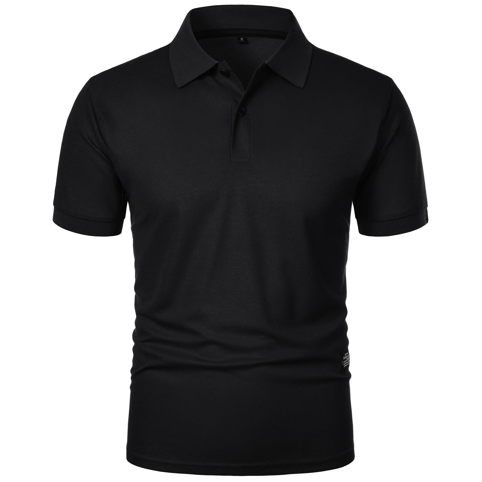 Men's Casual Polo Shirt Black  - Men Formal Wear Design ulasan dan harga