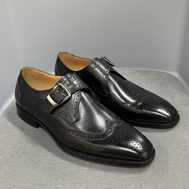 Men's Casual Shoes Carving Lea - Men Formal Wear Design ulasan dan harga