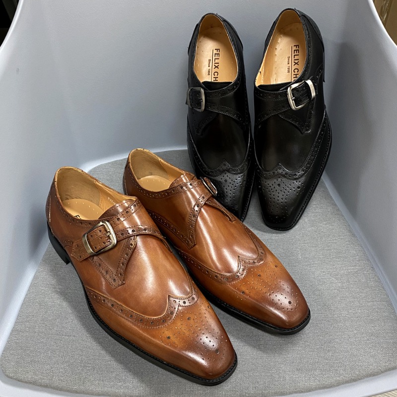 Men's Casual Shoes Carving Lea - Men Formal Wear Design ulasan dan harga