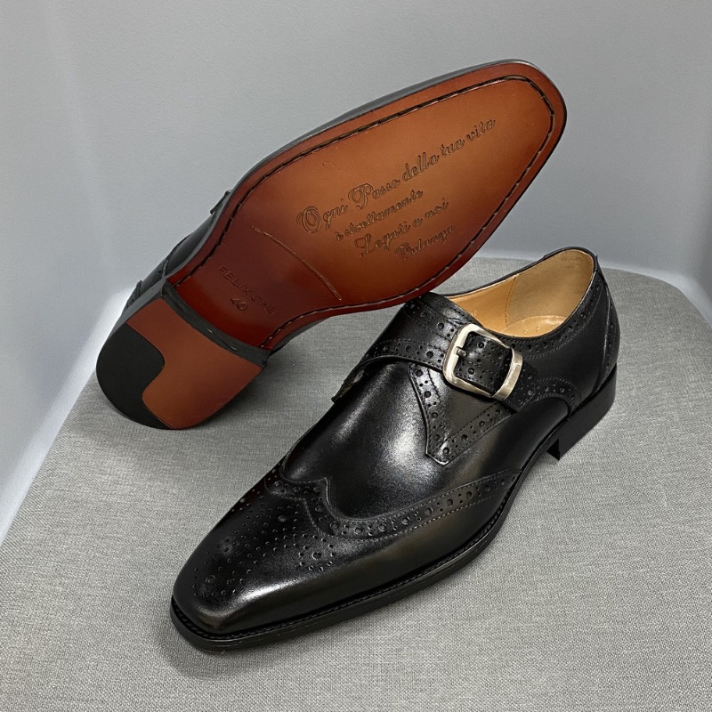 Men's Casual Shoes Carving Lea - Men Formal Wear Design ulasan dan harga