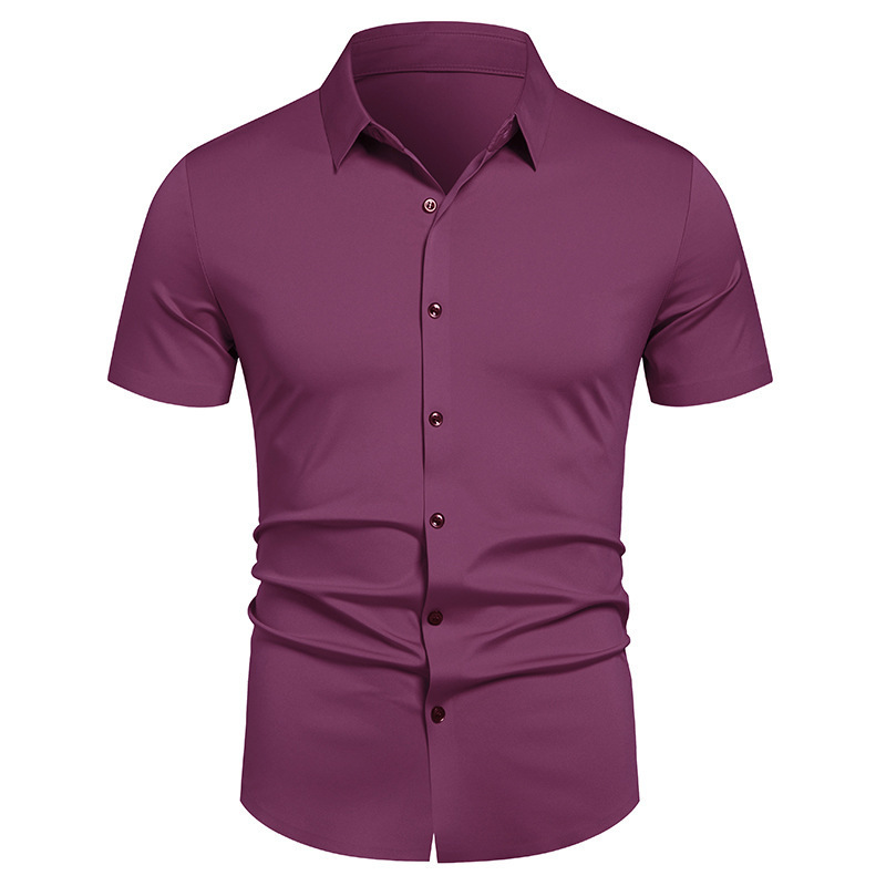 No Ironing Business Shirts Men - Mens Formal ulasan dan harga