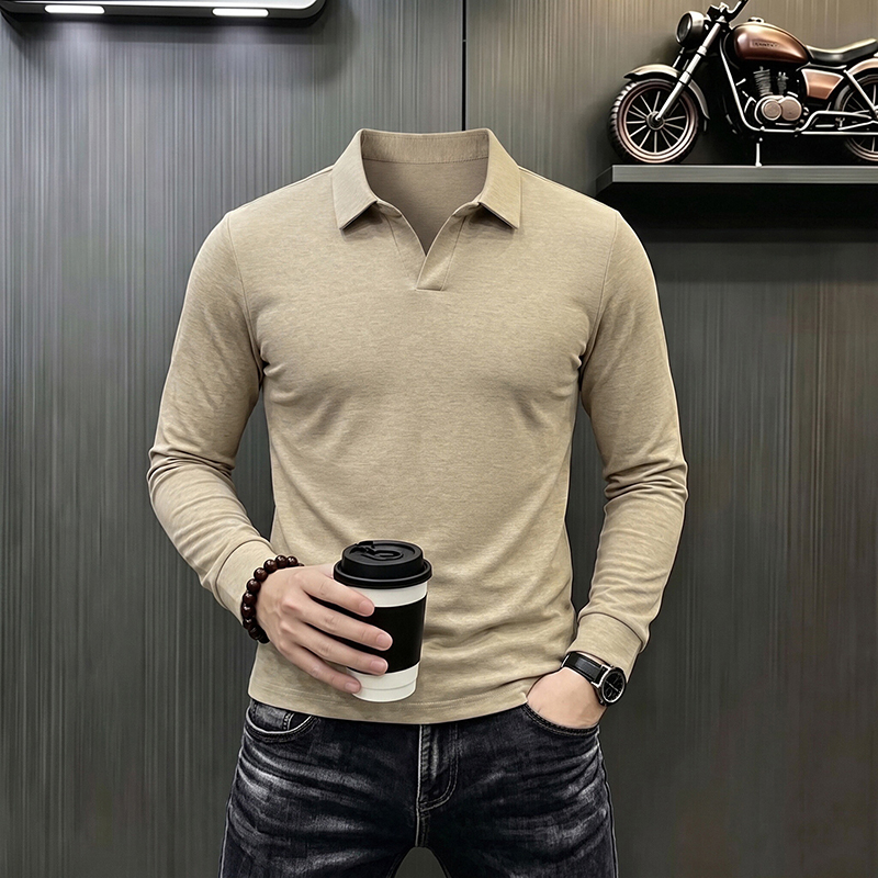 Men's Business Casual Long Sle - Mens Formal ulasan dan harga